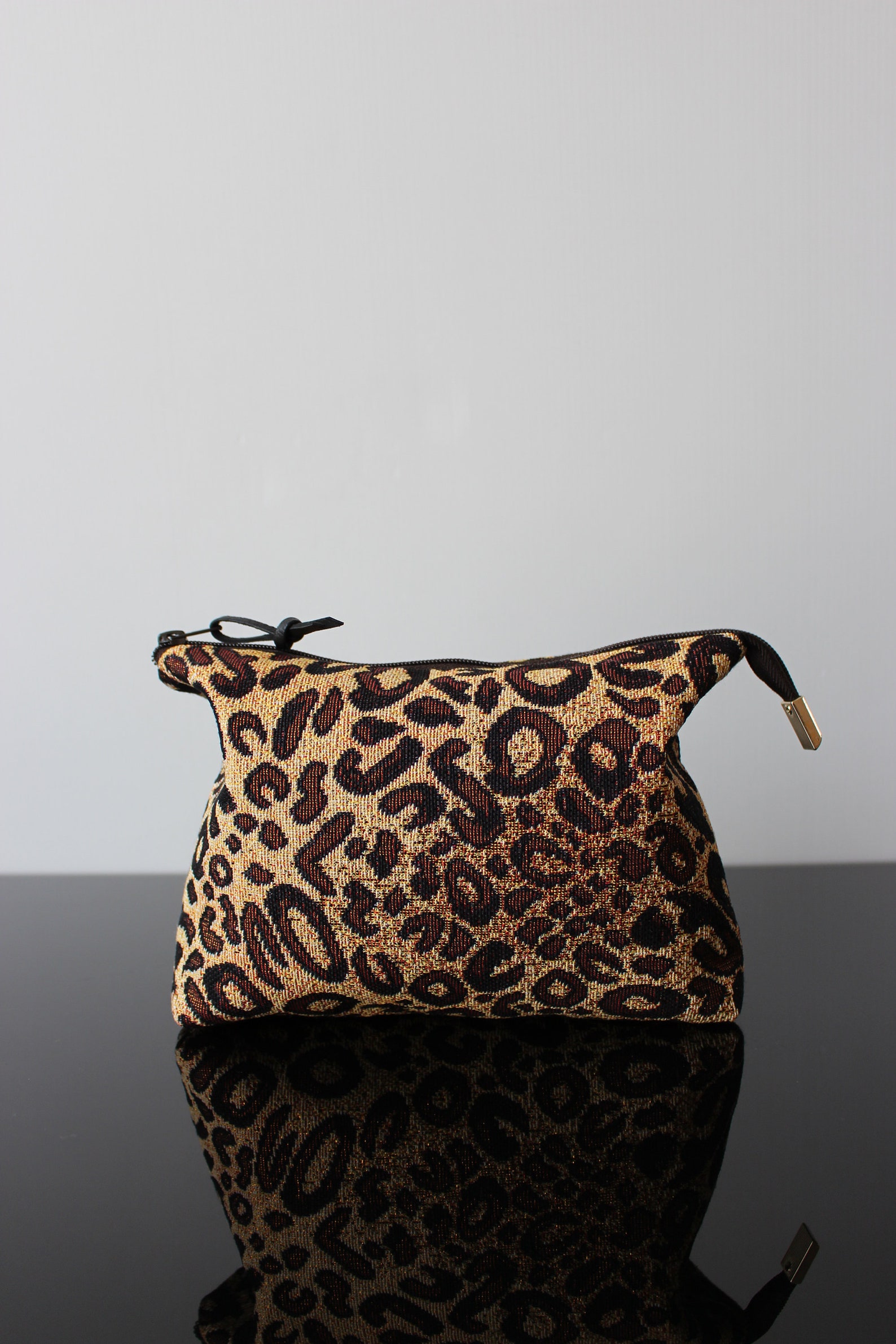 Cosmetic purse bag Women Jaguar fabric trendy 2021 large purse Etsy