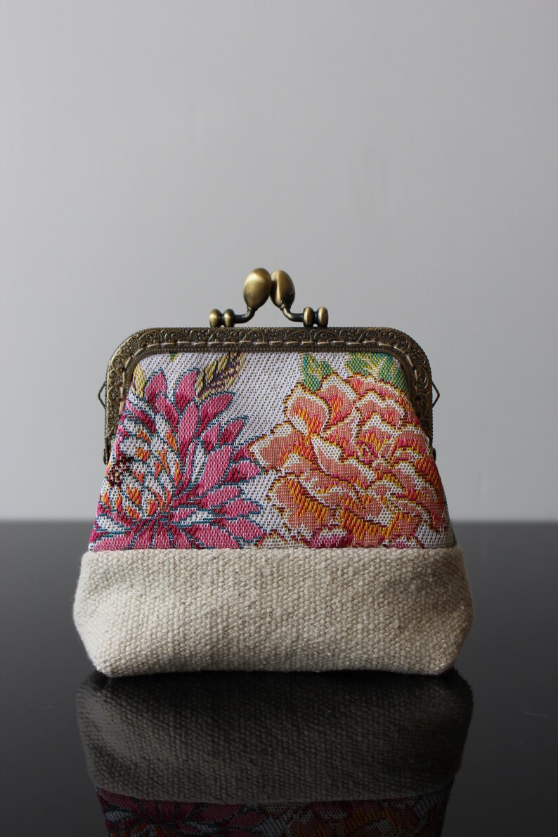 canvas change purse