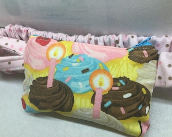 insulin pump pouch glitter cupcakes2 diabetic accessories for type 1 diabetes