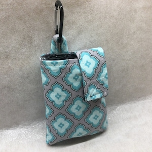 Insulin Pump pouch case grey mint moroccan for type 1 diabetes insulin pump accessories diabetic bag