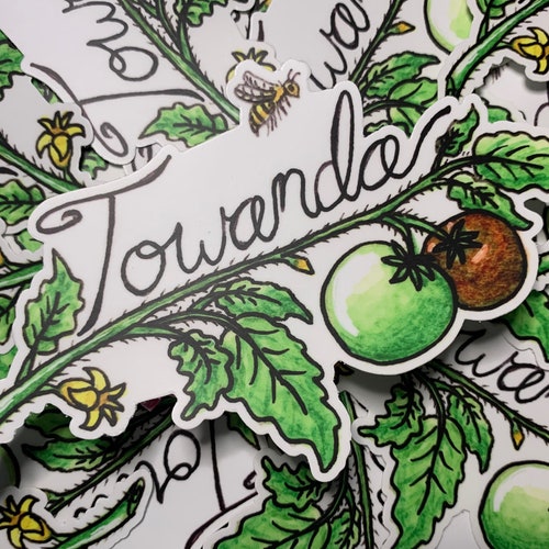 TOWANDA BUMPER STICKER | fried green tomatoes fanart