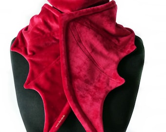 Bufanda - Alas de Murciélago (rojo/negro)