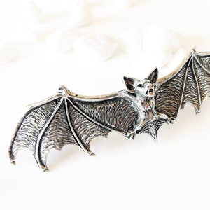 Haarspange - große Fledermaus