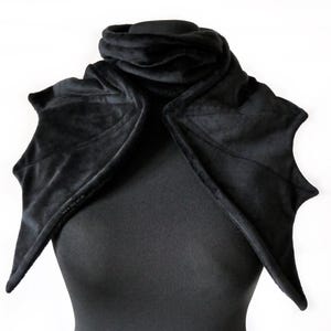 Écharpe - Ailes de chauve-souris (noir/noir)