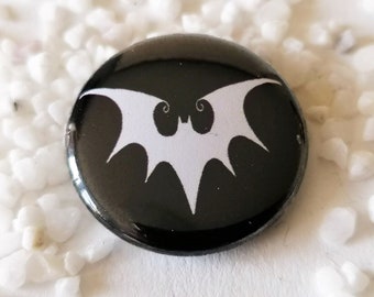 Button - Fledermaus *Fantasy (schwarz)