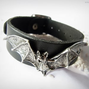 Bracciale pipistrello (pelle)
