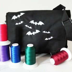 Messenger Bag Swarm of Bats image 1
