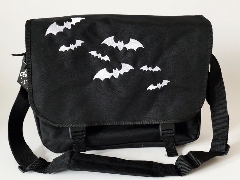 Messenger Bag Swarm of Bats image 2