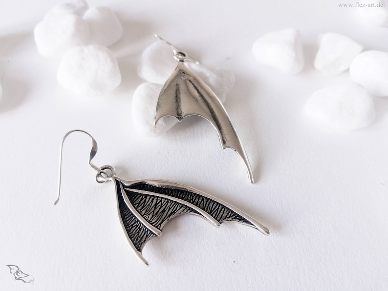 Earrings Bat Wings