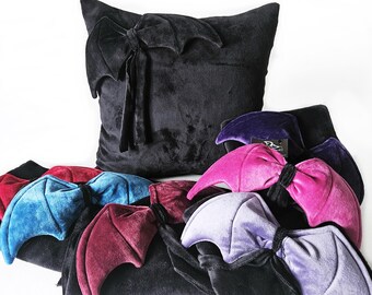 Cojín - Bat*Bow, Minky, 40 x 40 cm