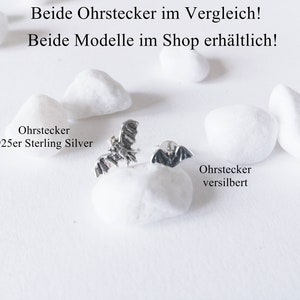 Fledermaus-Ohrstecker 925 Sterling Silver Bild 3