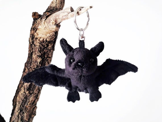 Bat Keychain gomez Black Etsy Canada