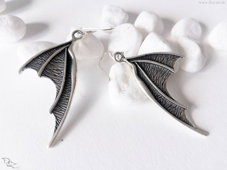 Earrings Bat Wings