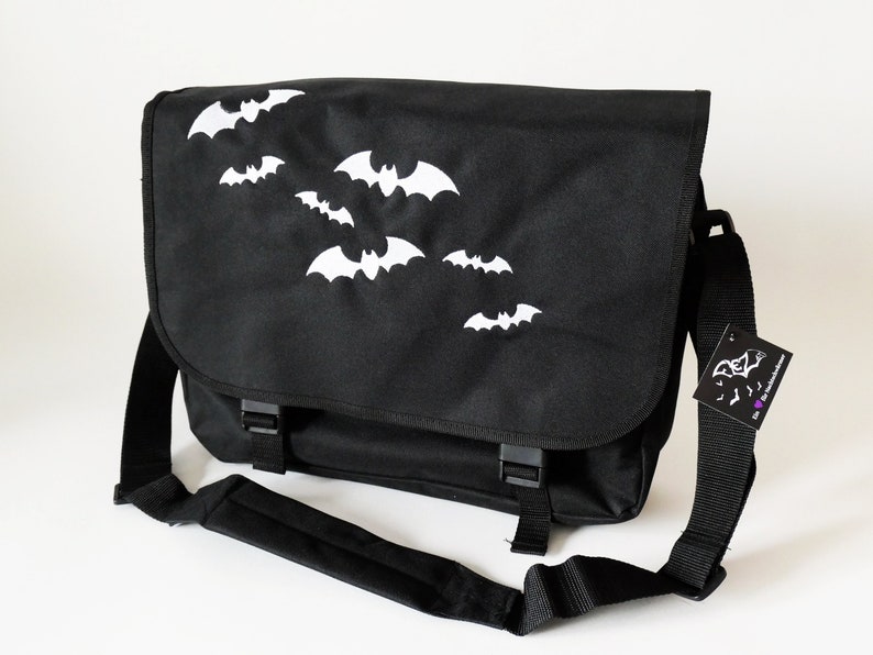 Messenger Bag Swarm of Bats image 3