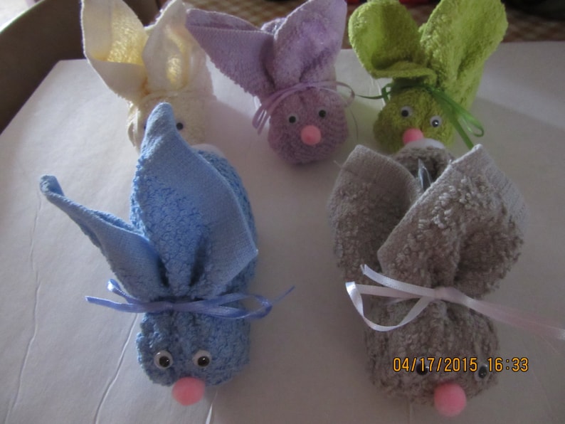 Boo Boo Bunnies Comes With Plastic Ice Cube, Shower Favors, Towel Favors Etsy
