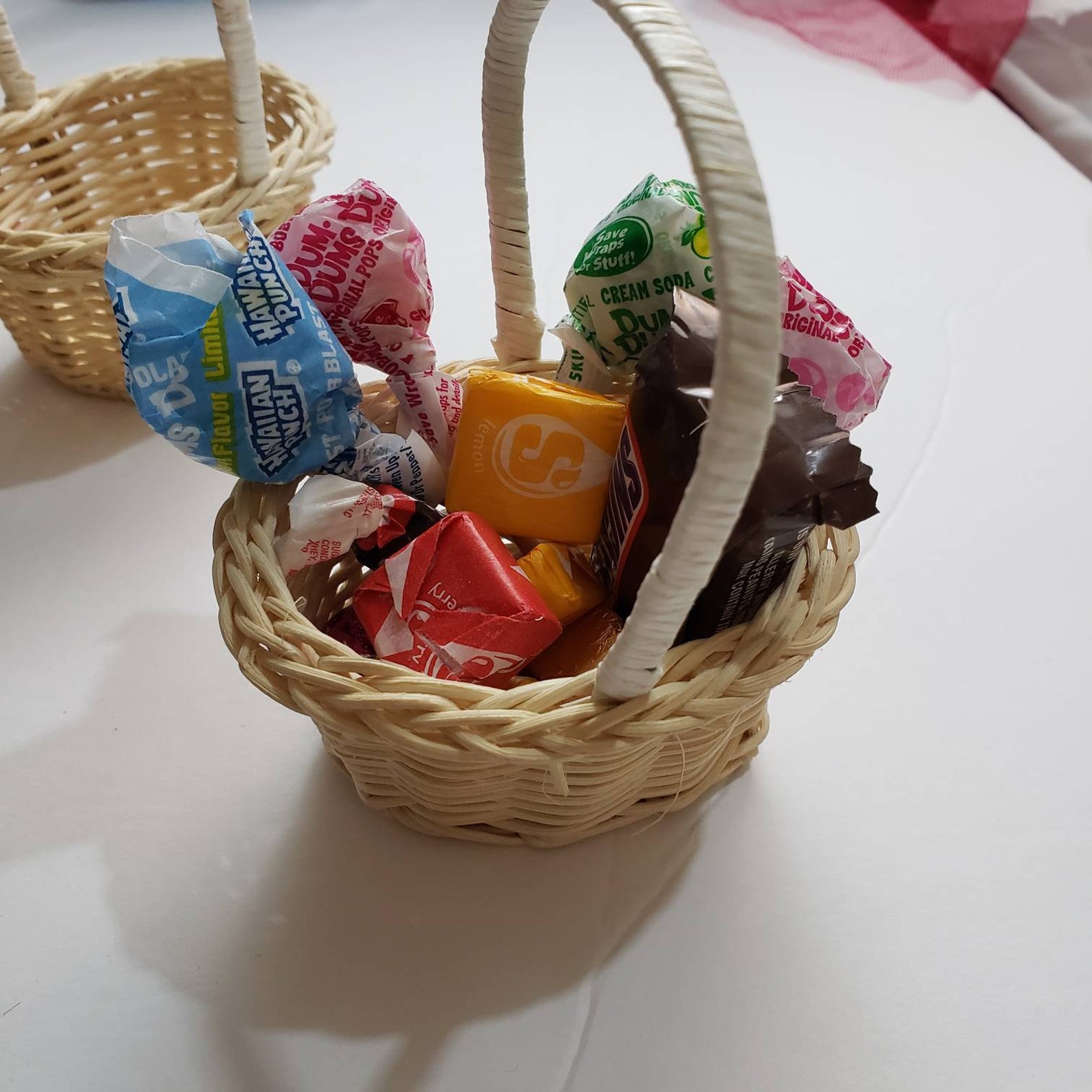 24 pcs. Party favors gift baskets Miniature basket wicker Etsy