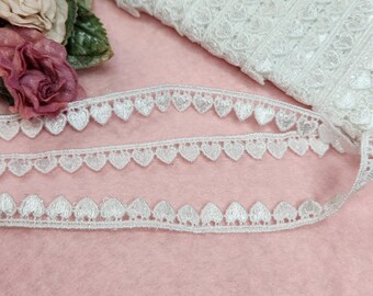 Oumefar Embroidered Lace Trim - 5 Yard Pink Sewing Lace For Crafts & Decor
