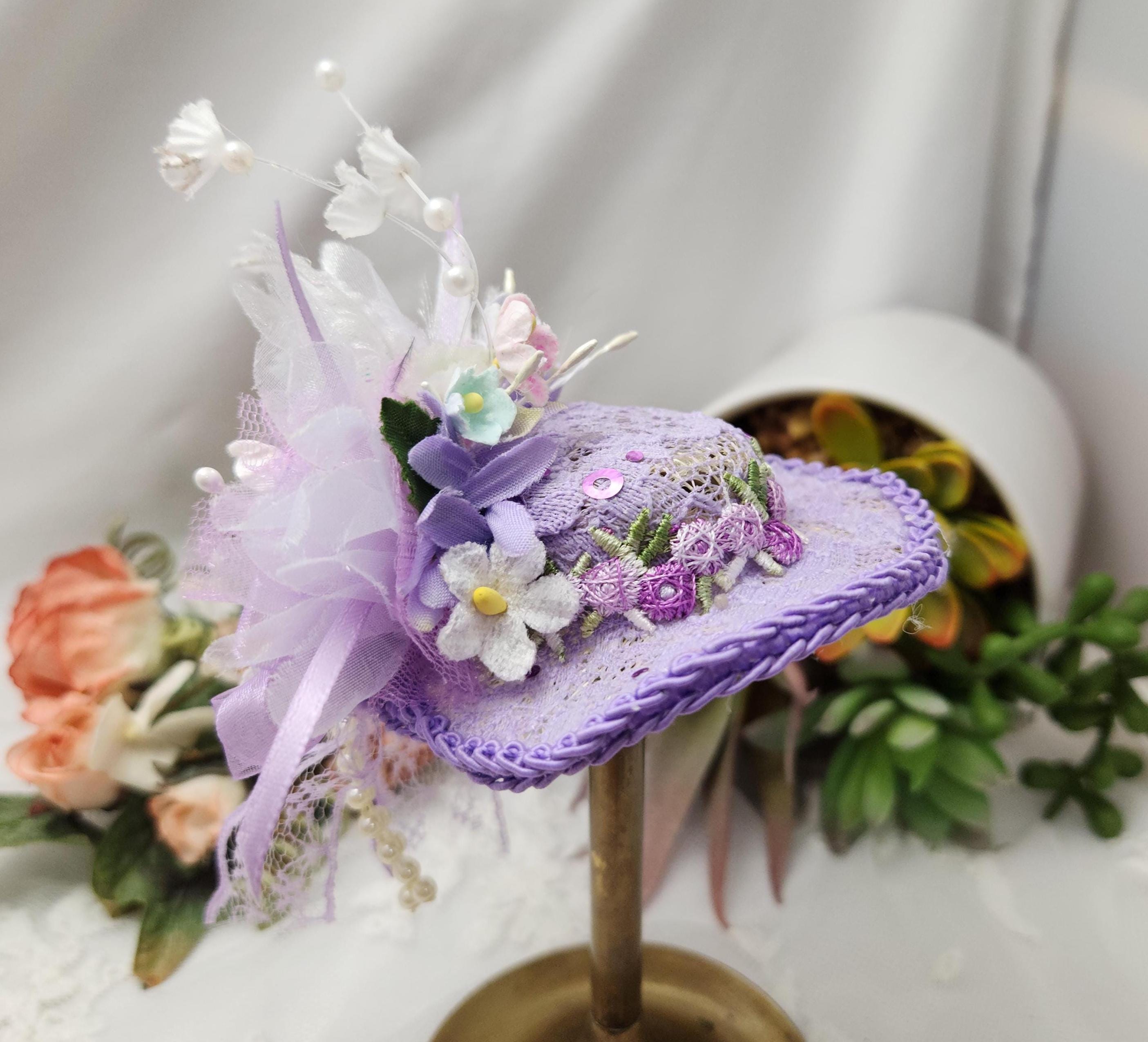 Lavender Kentucky Derby Hat - Etsy