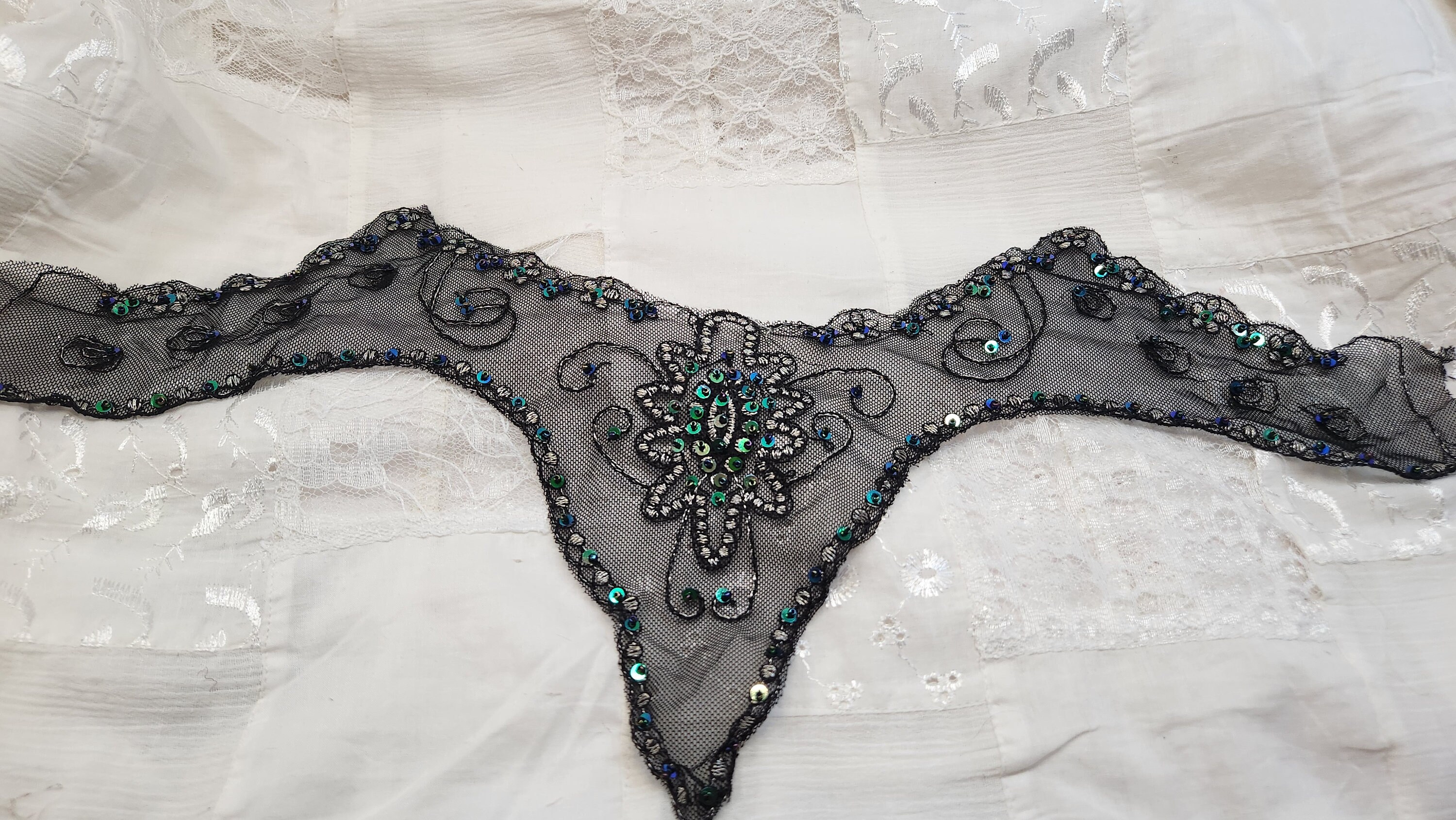 ◼*︎様 Ameri MEDI LACE EMBROIDERY COLLAR J ◼*︎サマ Ameri MEDI LACE EMBROIDERY COLLAR J