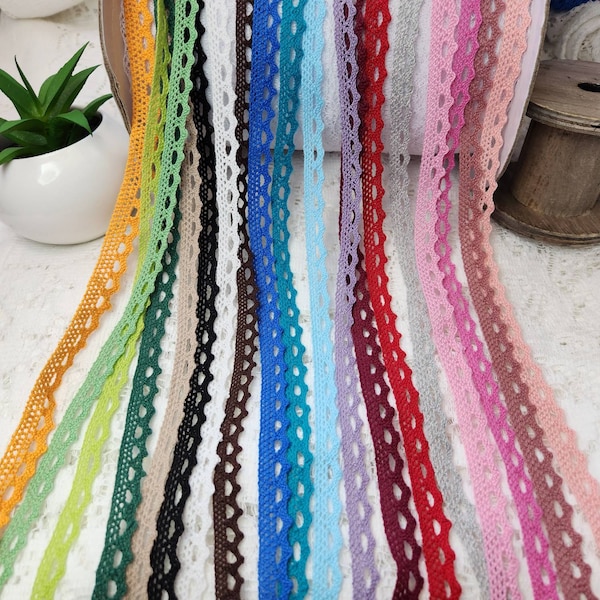 Crochet Lace Fabric Etsy