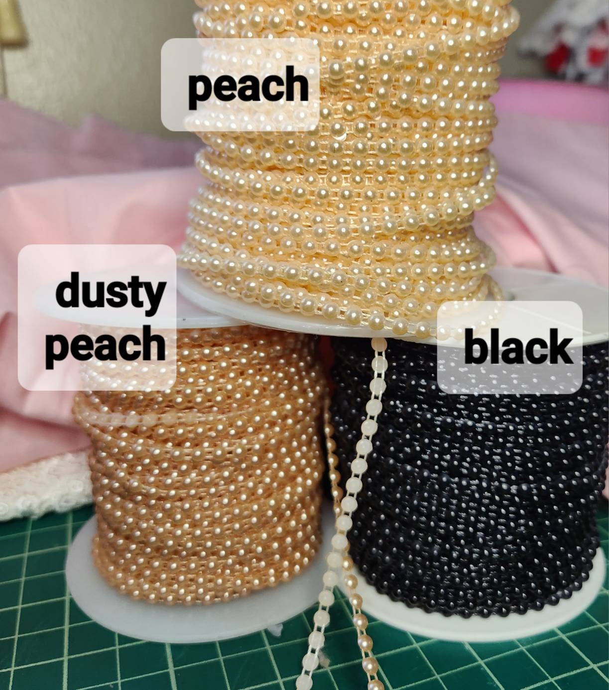 Articyard 5700 AB Black Half Pearls for Crafts - Flatback Pearls/Jewels  Pearls for Nails, DIY Accessory, Art and Fashion Projects - Neatly  Organized