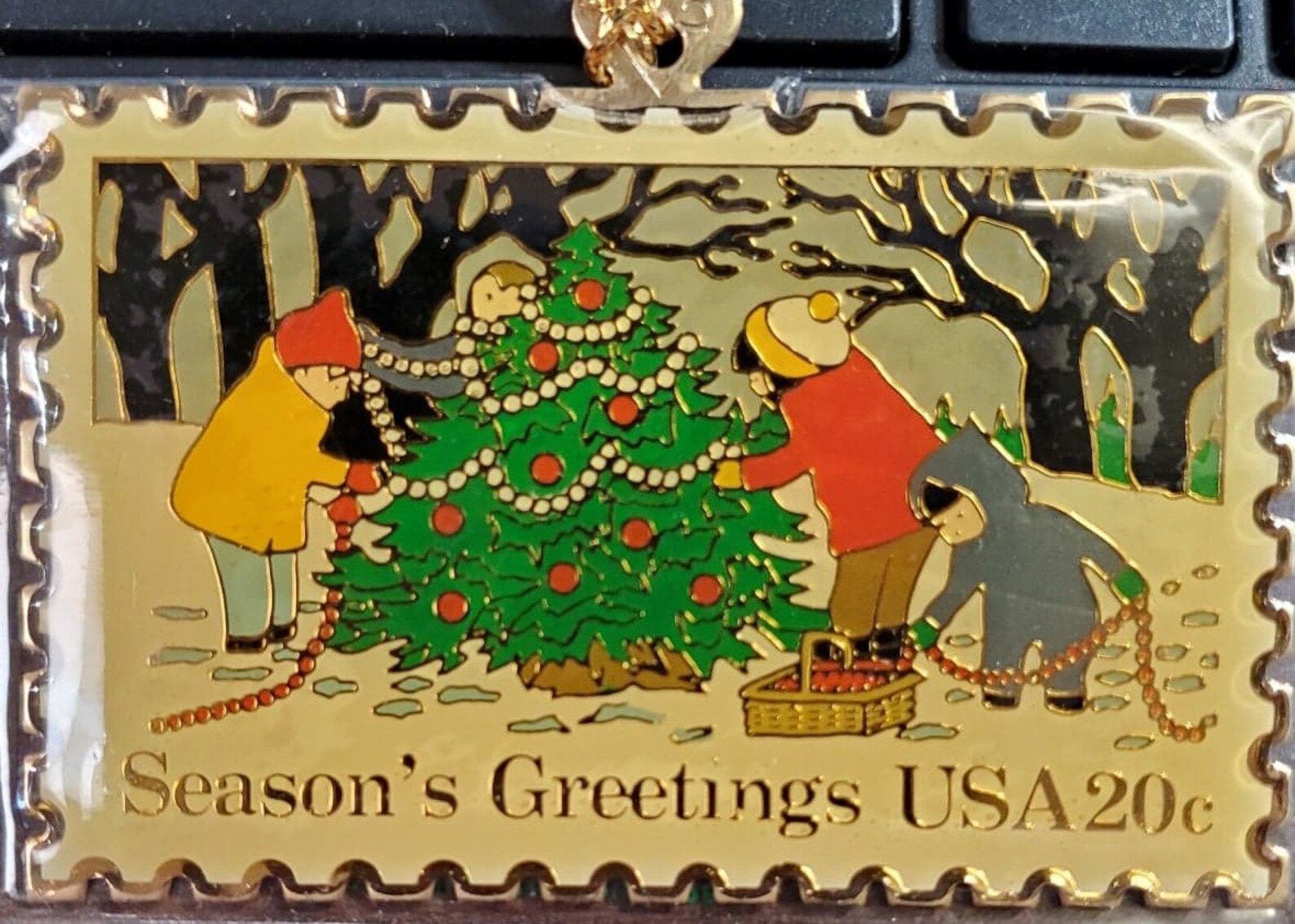 Christmas stamp ornament collection 1982 0.20 cent Etsy