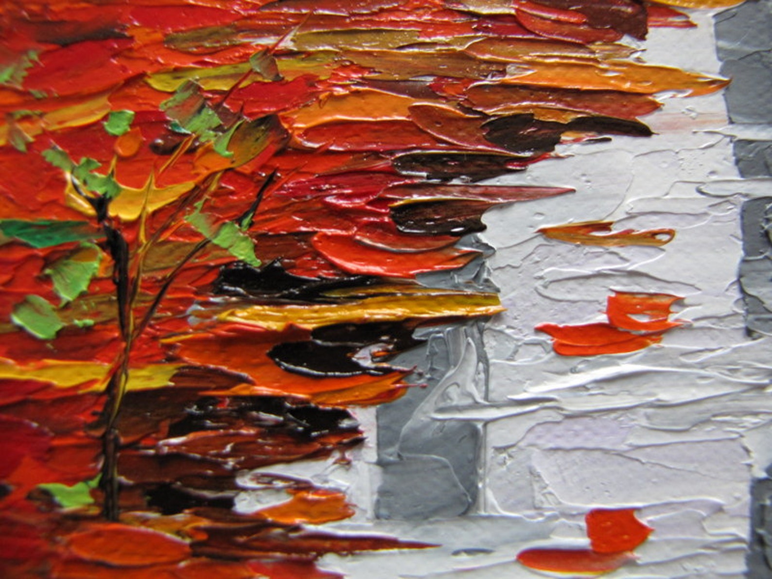 ORIGINAL Oil Painting Modern Palette Knife Landscape ENDLESS Etsy