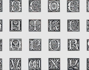 Old English Stitch Etsy