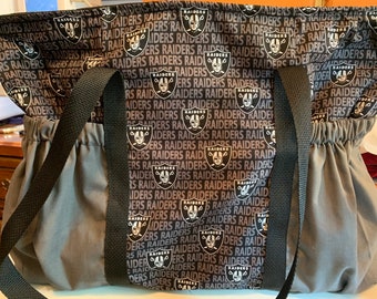 raiders diaper bag