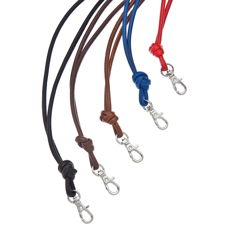 Nappa leather lanyard various colours image 2
