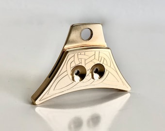 Engraved Logan Turbo Brass Sheepdog whistle