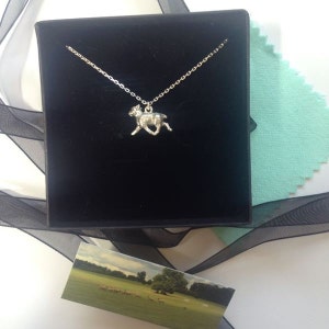 Silver Sheep Charm Necklace
