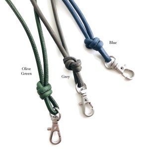 Nappa leather lanyard various colours image 7