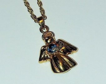 Avon Angel Wing Semi-Precious Necklace