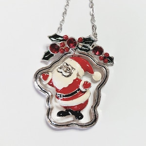 Santa Christmas Necklace