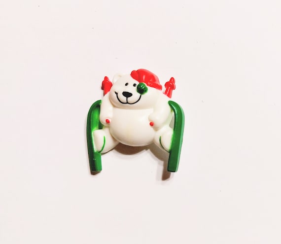 Vintage Russ Pola Bear Pin