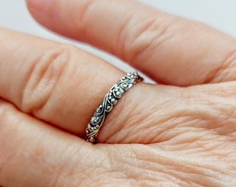 Sterling Silver Minimalist Band