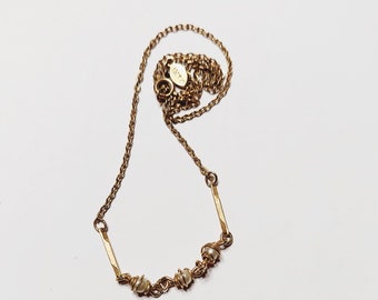 1990's Avon Spiral Pearl Necklace