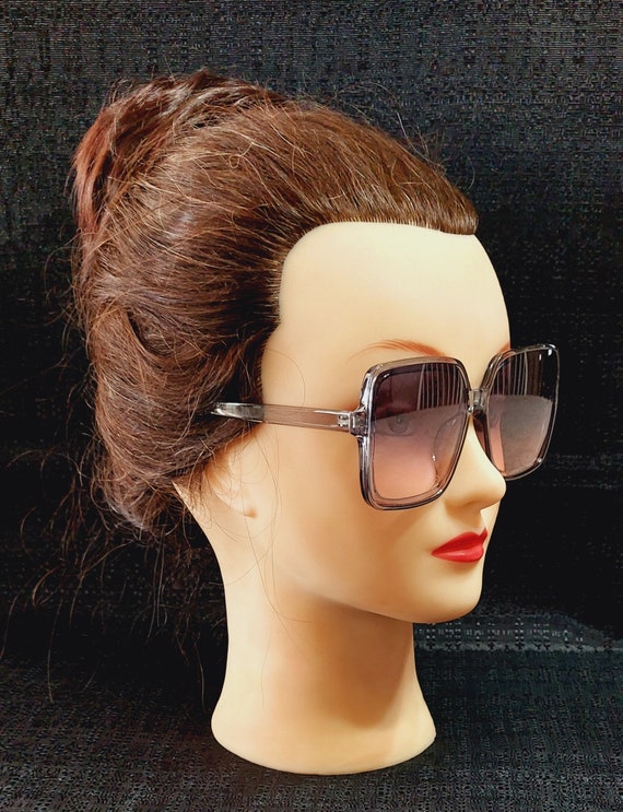 Sunglasses Women, Retro Gray Sunglasses - image 2