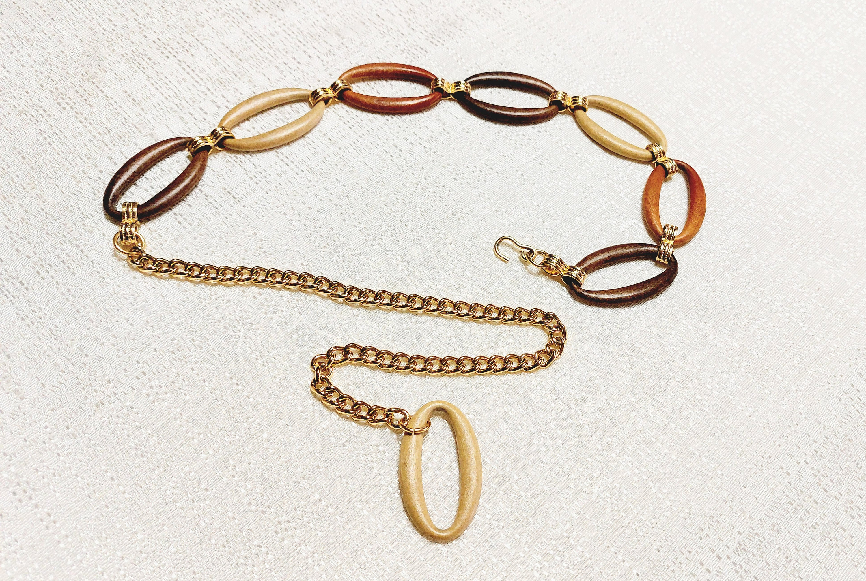 Vintage Cool Wood Belt Women\'s Size M-L Amazon.com: IWFTC Belts for Women main image 4