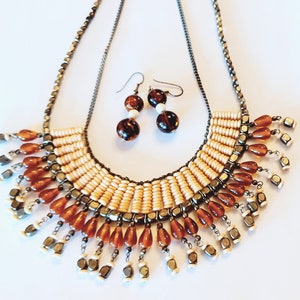 Bronze Tribal Necklace Set