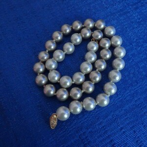 Sale Vintage Gray Majorica Pearls With 14k Clasp Mother of - Etsy