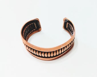 SALE Solid Copper Cuff Bracelet