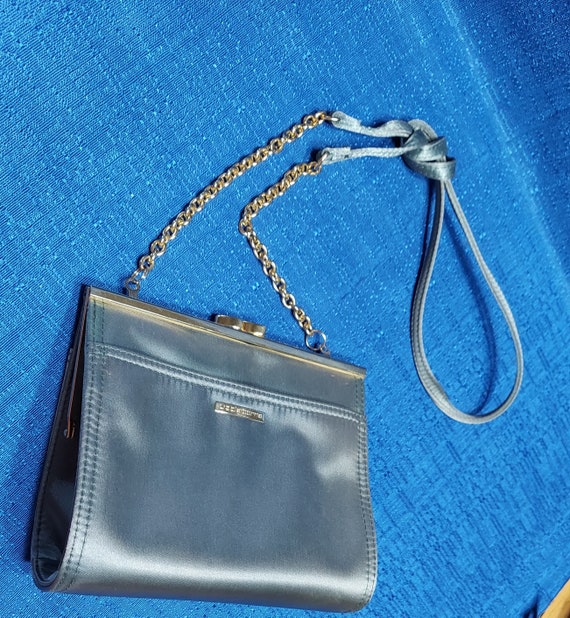 Liz Claiborne Gray Evening Bag - image 3