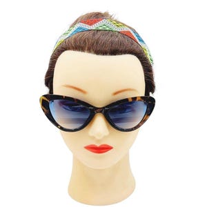 Two Tone Tortoise Cat Eye Sunglasses