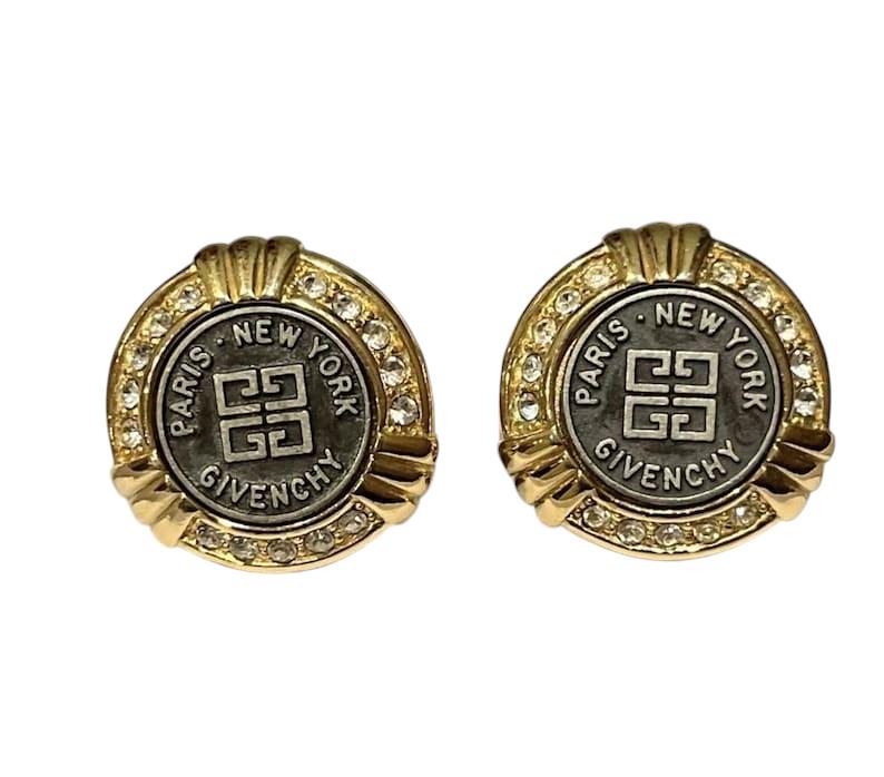 アクセサリー VTG GIVENCY PARIS EARRINGS Vintage Gold tone Givenchy Paris New York Knot Clip On