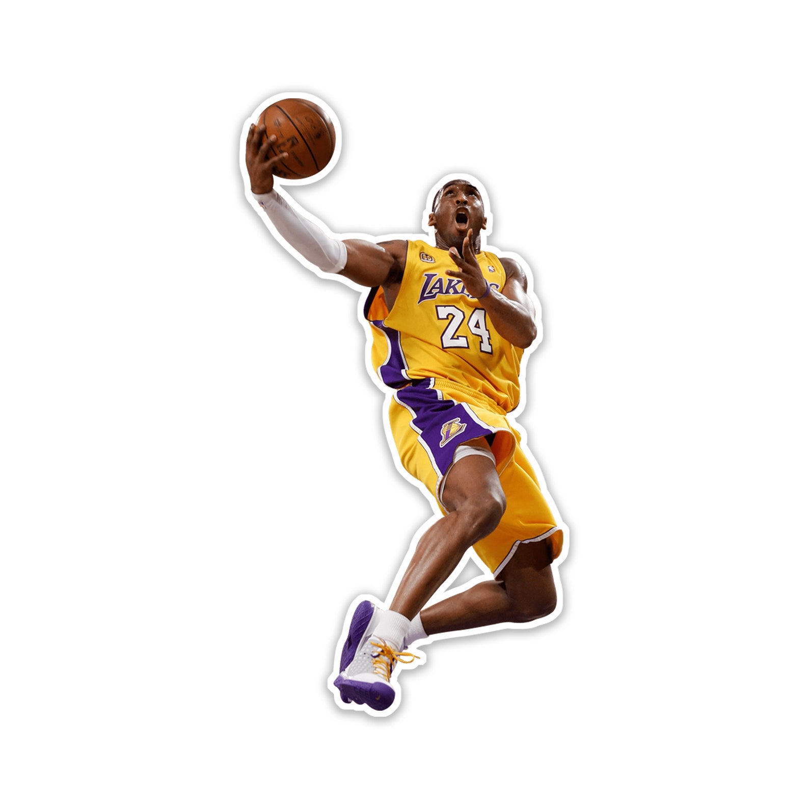 Kobe Bryant Vinyl Decal Sticker NBA Lakers 24 Etsy