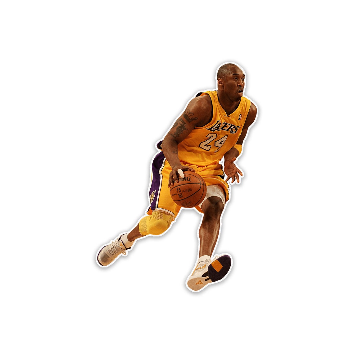 Kobe Bryant Vinyl Decal Sticker Los Angeles Lakers NBA Etsy