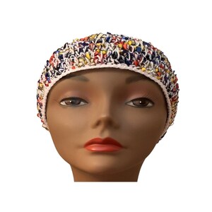 Gorro de ganchillo multicolor