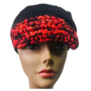 Black/Red Cap